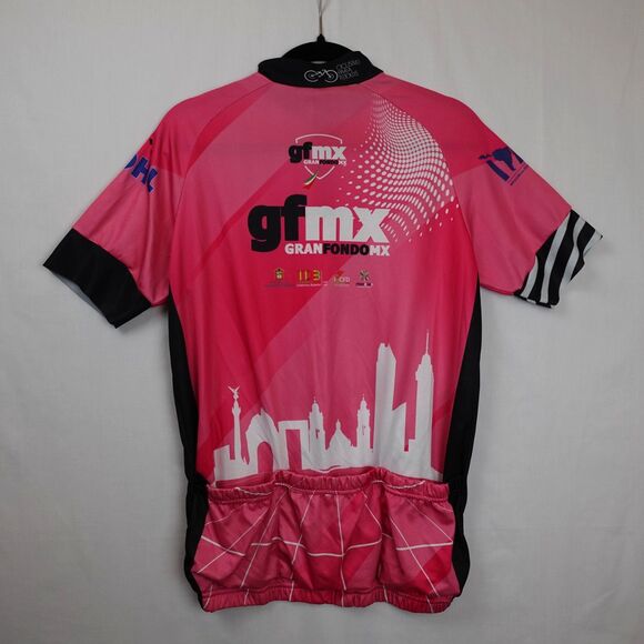 Cycling Jersey Shirt Women's Medium Gran Fondo Mexico GFMX Short Sleeve Pockets - Picture 2 of 13